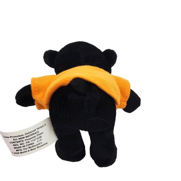 Dimples Teddy‎ Build-A-Bear Workshop  Brown Teddy Mcdonalds #5 toy 2006 Plush - Picture 4 of 6